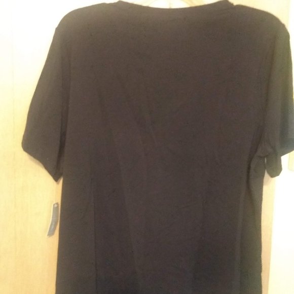 NWT Apt. 9 black tee, 1X - Picture 2 of 3